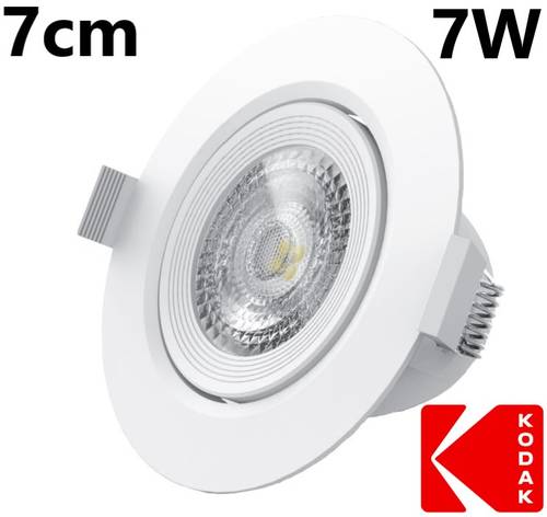  سبوت لايت ليد 7 سم متحرك 7 واط (اصفر/ابيض) كوداك KODAK