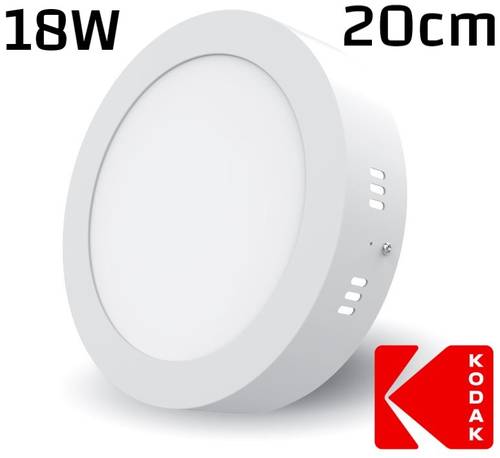 سبوت لايت خارجي (لطش) 20 سم ثلجي 18 واط (اصفر/ابيض) كوداك KODAK