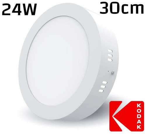 سبوت لايت خارجي (لطش) 30 سم ثلجي 24 واط (اصفر/ابيض) كوداك KODAK