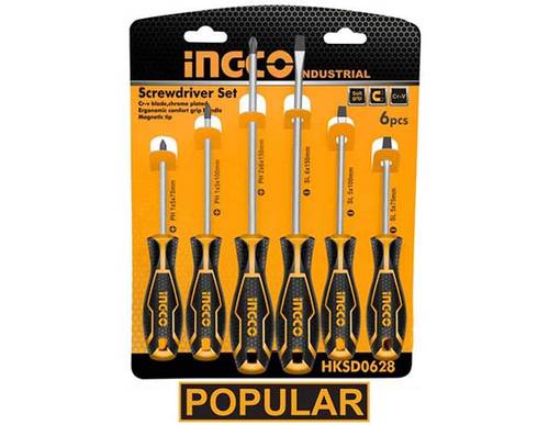 Screwdriver set 6 pcs - INGCO