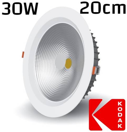 سبوت لايت ليد 20 سم شفاف 30 واط (اصفر/ابيض) كوداك KODAK
