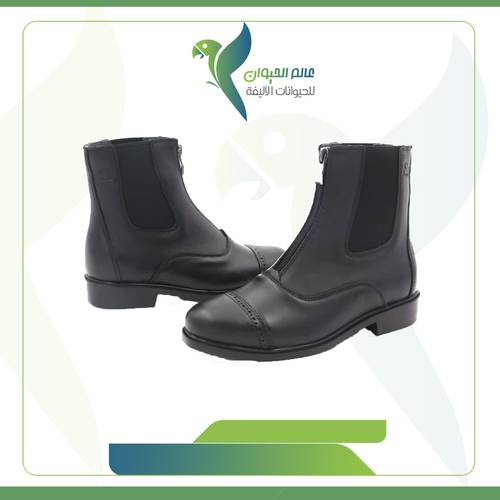 بوت قصير جلد طبعي 