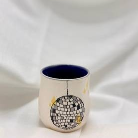 Ceramic Cup With Modern Graphics - 190ml