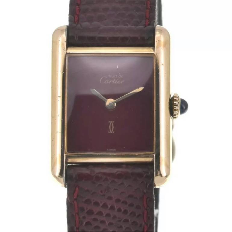 CARTIER Must tank Vermeille Watch