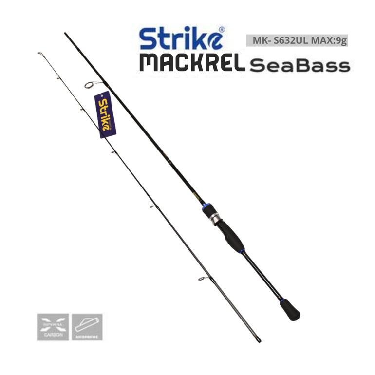  STRIKE MACKEREL Sea Bass: MK-S632UL  MAX 9G
