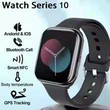 DTNew 2025 الأصلي لساعة أبل 10 ساعة ذكية الرجال درجة حرارة الجسم بلوتوث دعوة NFC لتحديد المواقع الرياضة النساء SmartWatch لابل