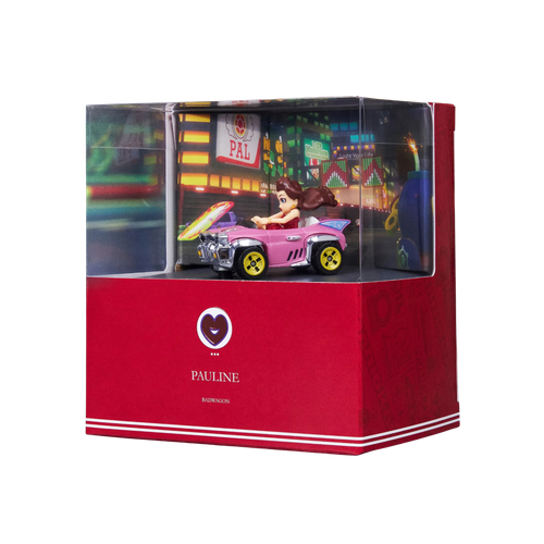 Hot Wheels Mario Kart Pauline Vehicle (Collectors Exclusive Design)