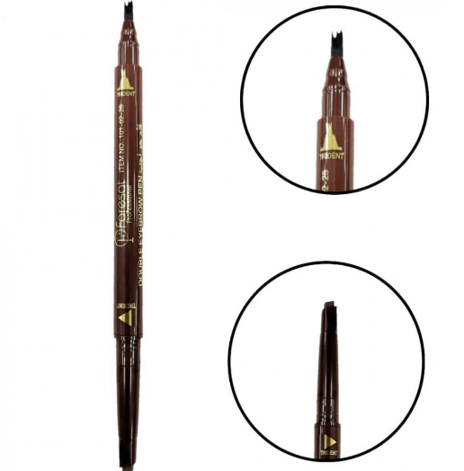 فارسات قلم حواجب تاتو مايكرو بني