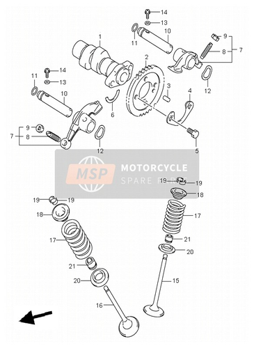 ترس عمود تيمن LTZ250