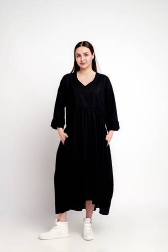 Black Rhapsody V-neck Elegance Free size