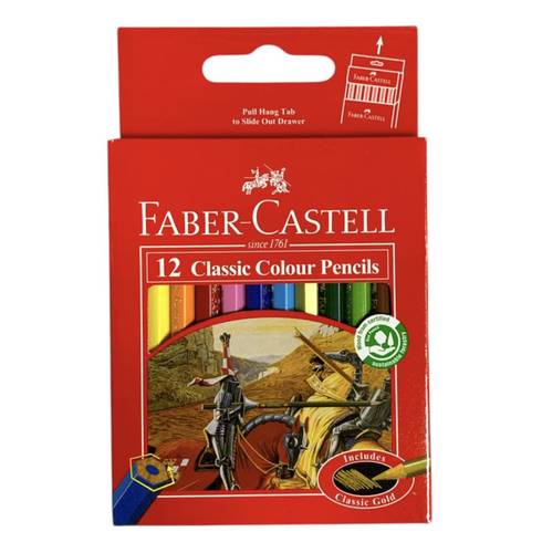 الوان خشبية قصيرة فابير كاستل 12 لون