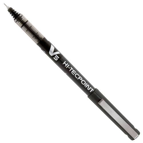 قلم حبر سائل – Pilot V5 Hi-Tecpoint – اسود – 0.5mm