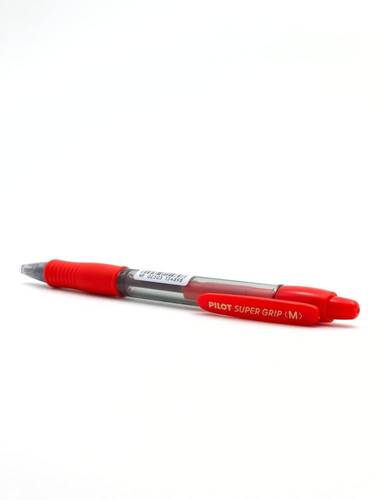 قلم حبر جاف – Pilot Super Grip – احمر – وسط
