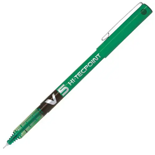 قلم حبر سائل – Pilot V5 Hi-Tecpoint – اخضر – 0.5mm