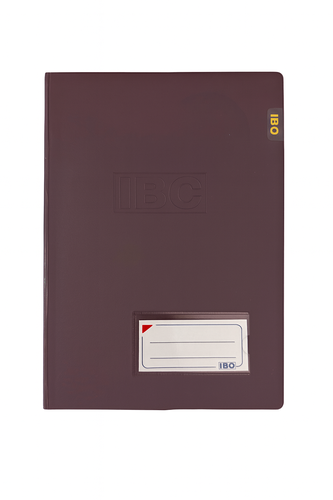 دفتر IBC رمادي 9×7 إنش – 60 ورقة 4 اسطر 