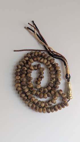 Date seed prayer beads