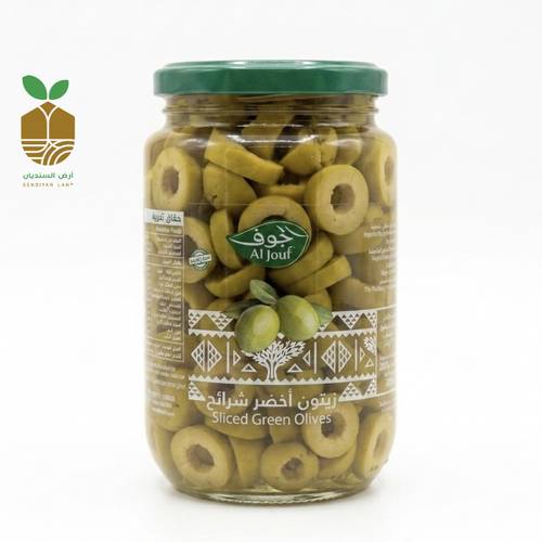 زيتون الجوف اخضر شرائح 370جم