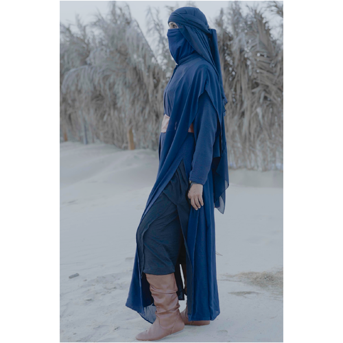 زي الفارسة الكامل (كحلي)