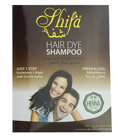 Shifa hair dye shampoo brown 