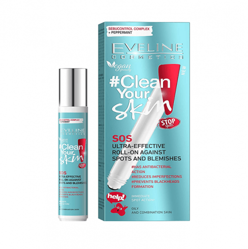 Eveline Clean Your Skin SOS Ultra Effective Roll-On -15 ml