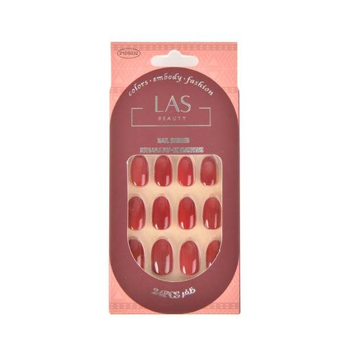Las Beauty Nail Dashes Reusable Pop-on-DS32