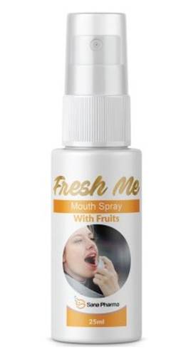 fresh me mouth spray with fruits