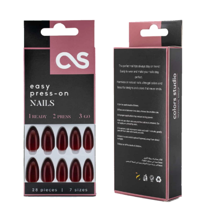 Colors Studio Nails Adhesive artificial 28 Pieces-NT23