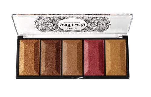 Divage Gold Party Highlighter Palette-02 Cinnamon Bronze