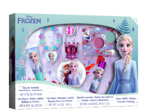 Frozen Set EDT (50ml) + Make Up Kit+ Bracelet & Ring