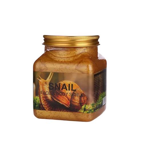 Wokali Body and Face Scrub With Snail Extract-500ml