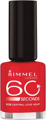 Rimmel 60 Seconds Nail Polish-506 Central Love Heart
