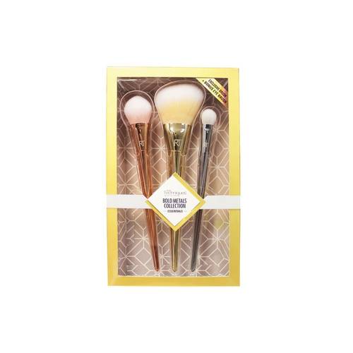 REAL TECHNIQUES 3-Piece Bold Metals Collection Eyeshadow Brush Set