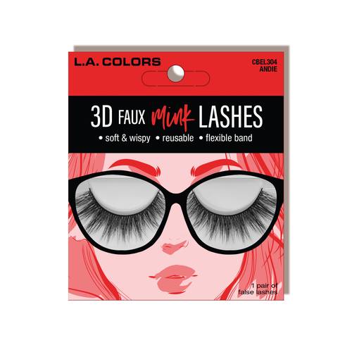L.A. COLORS 3D Faux Mink Lashes