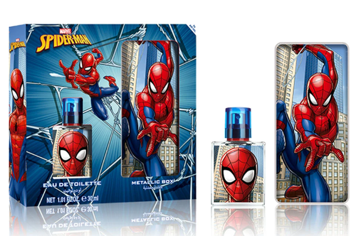 Spider-Man Children's Set (Eau de Toilette 30ml +Metalic Box)