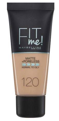 Maybelline Fit Me Matte & Poreless Foundation-120 Classic Ivory