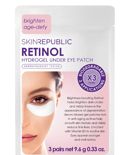 Skin Republic Retinol Hydrogel Under Eye Patch-3 Pairs