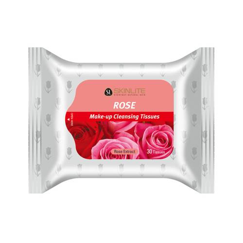 Skinlite Rose Make-up Cleansing Tissues-30 Tissues