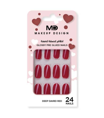 MD Glossy Pre Glued Nails-NG08