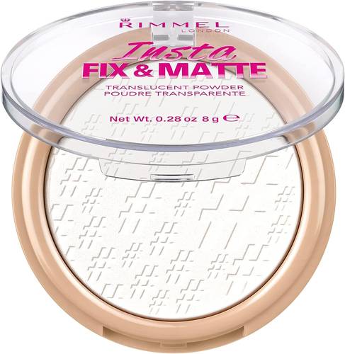 Rimmel Insta Fix & Matte Pressed Powder-001 Translucent
