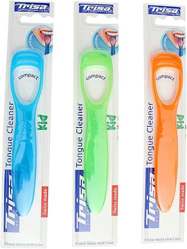 Trisa Swiss Kids Tongue Cleaner-Assorted Colors