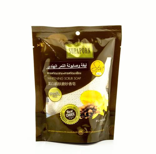 Whitening scrub soap