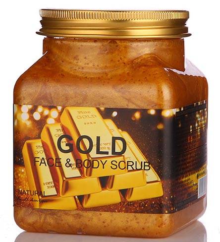 Wokali Face and Body Scrub With Gold Extract-500ml