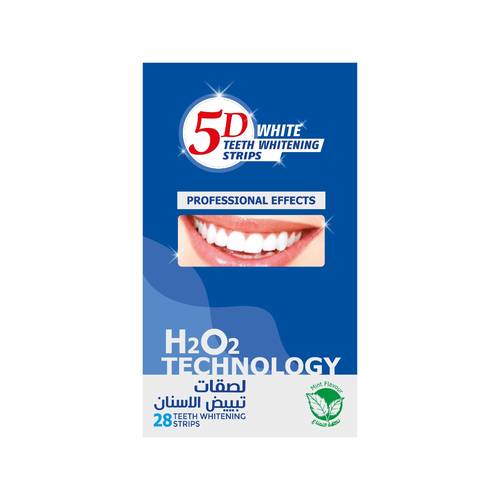 White Teeth Whitening Strips H2O2 Technology-28 strips