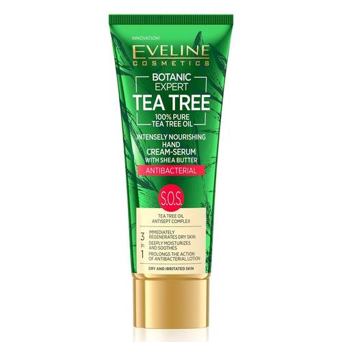 Eveline BOTANIC EXPERT TEA TREE S.O.S. INTENSELY NOURISHING HAND CREAM-SERUM-40ML