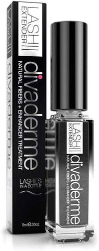 Divaderme Lash Extender With Brush Black