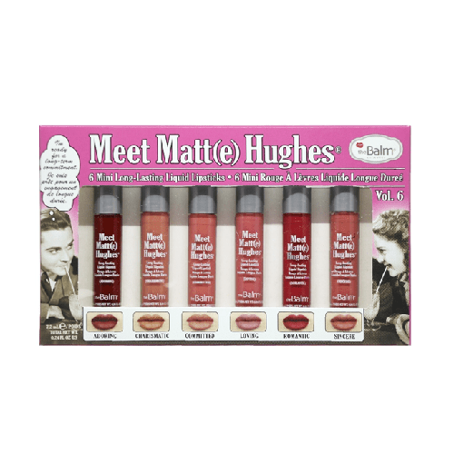 theBalm Meet Matte(e)Hughes Set of 6 Mini Lipsticks - vol6