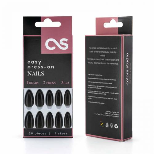 Colors Studio Nails Adhesive artificial 28 Pieces-NT24