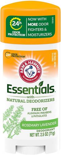 ARM & HAMMER Essentials Deodorant with Natural Deodorizers,  Rosemary Lavender,