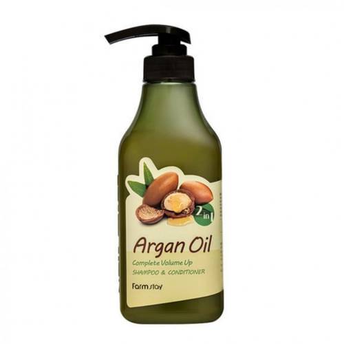 FARM STAY ARGAN OIL COMPLETE VOLUME UP SHAMPOO & CONDITIONER