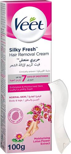 VEET HAIR REMOVAL CRRAM UP TO 7 DAYS OF SMOOTHNESS NORMAL SKIN-100GM